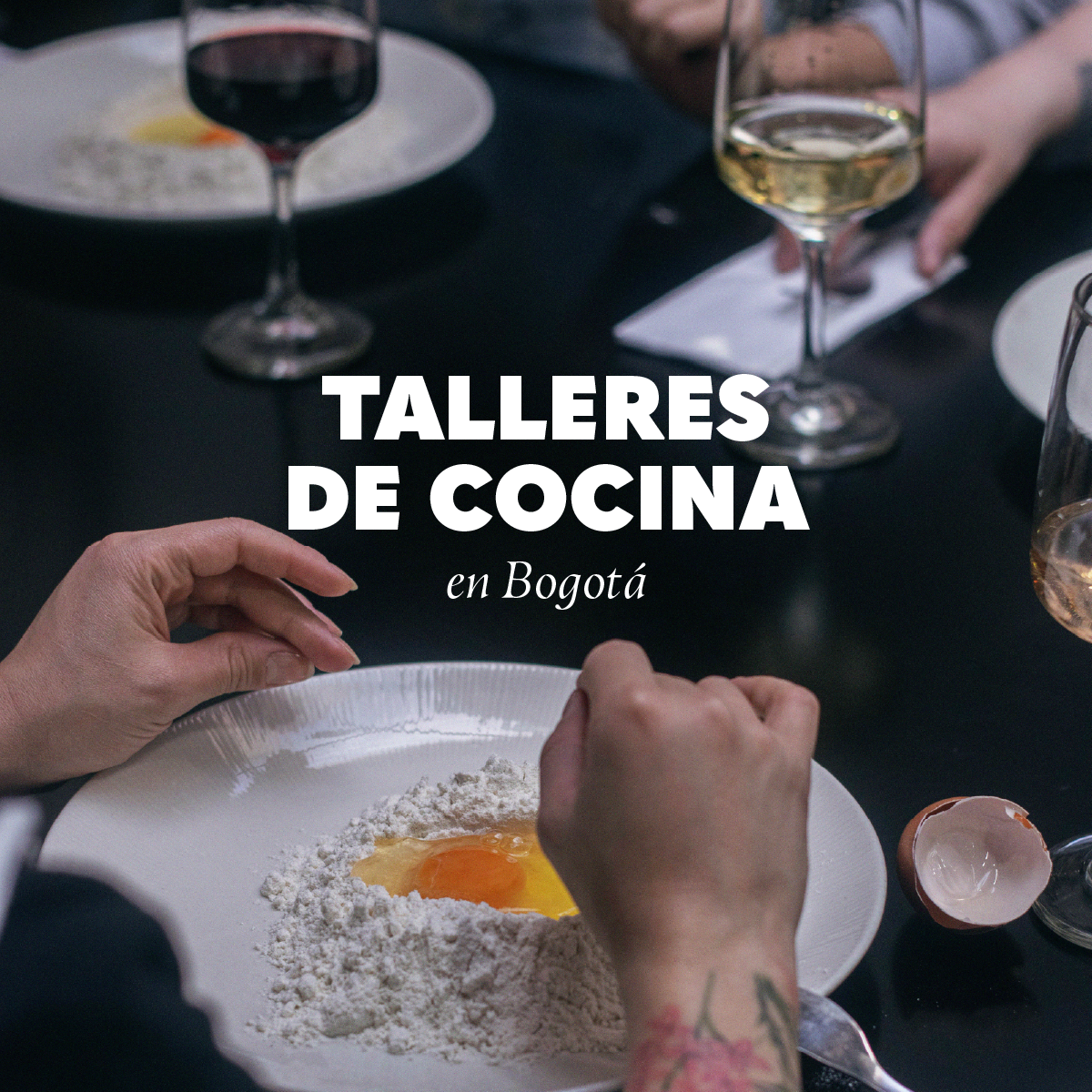 Talleres de cocina en Bogotá. Pizza, pasta o ravioli.